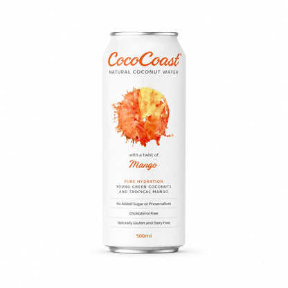 CocoCoast Kókuszvíz Mangóval 320ML