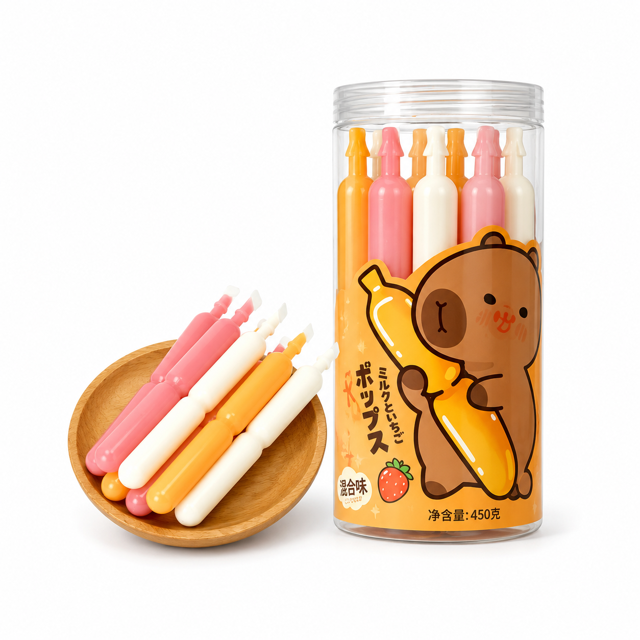 Si Capybara Vegyes Milkshake Ízű Jégkrémrudak 450G