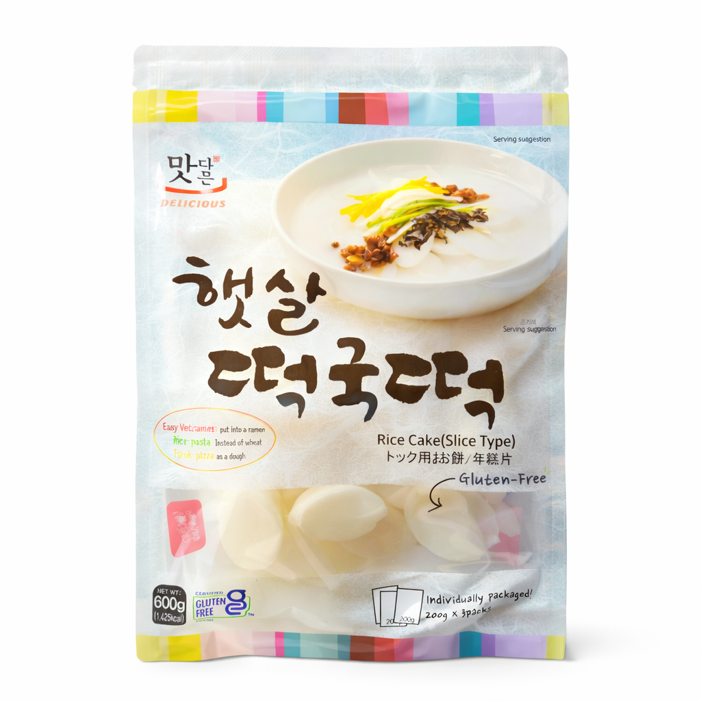 Yopokki Matamun Tteok-Ramen Natúr Rizstészta (3x200g) 600g