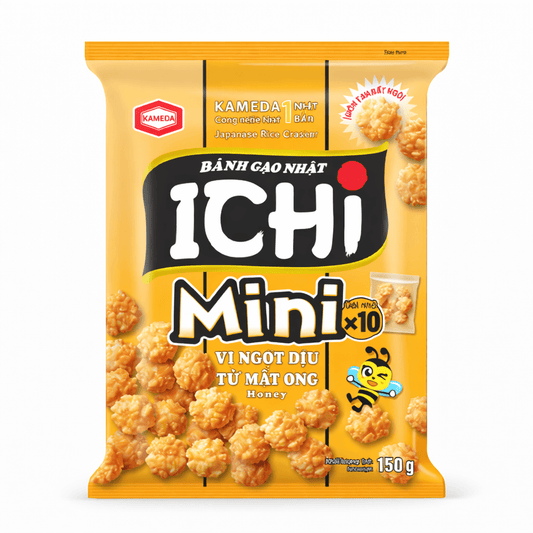 Ichi Mini Mézes Shoyu Rizs Keksz 150G