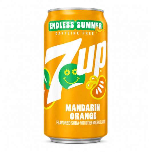 7Up Endless Summer Mandarin és Narancs Ízű Szénsavas Üditőital 355ML