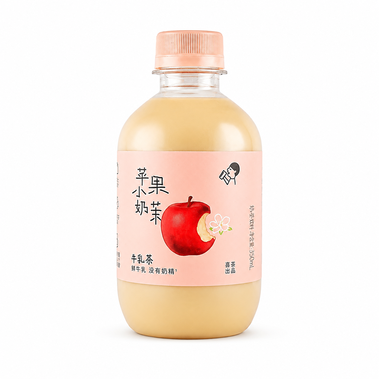 HEYTEA Almás-jázminos zöld tea tejes ital 350 ml