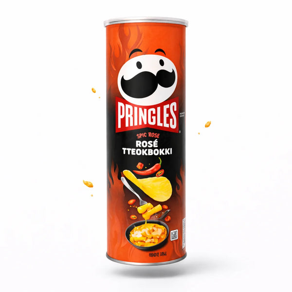 Pringles Csípős Rosé Tteokbokki Ízű Chips 100G