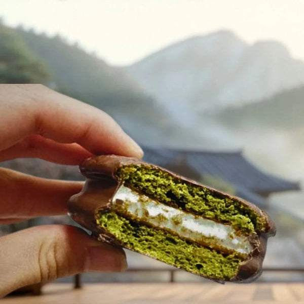 Lotte Choco Pie Zöld Tea Ízű Süti 336G -