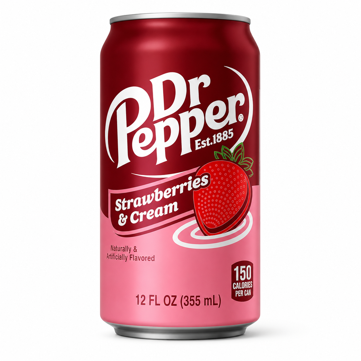 Dr. Pepper  Krémes Eper Ízű Szénsavas Üditőital 355ML
