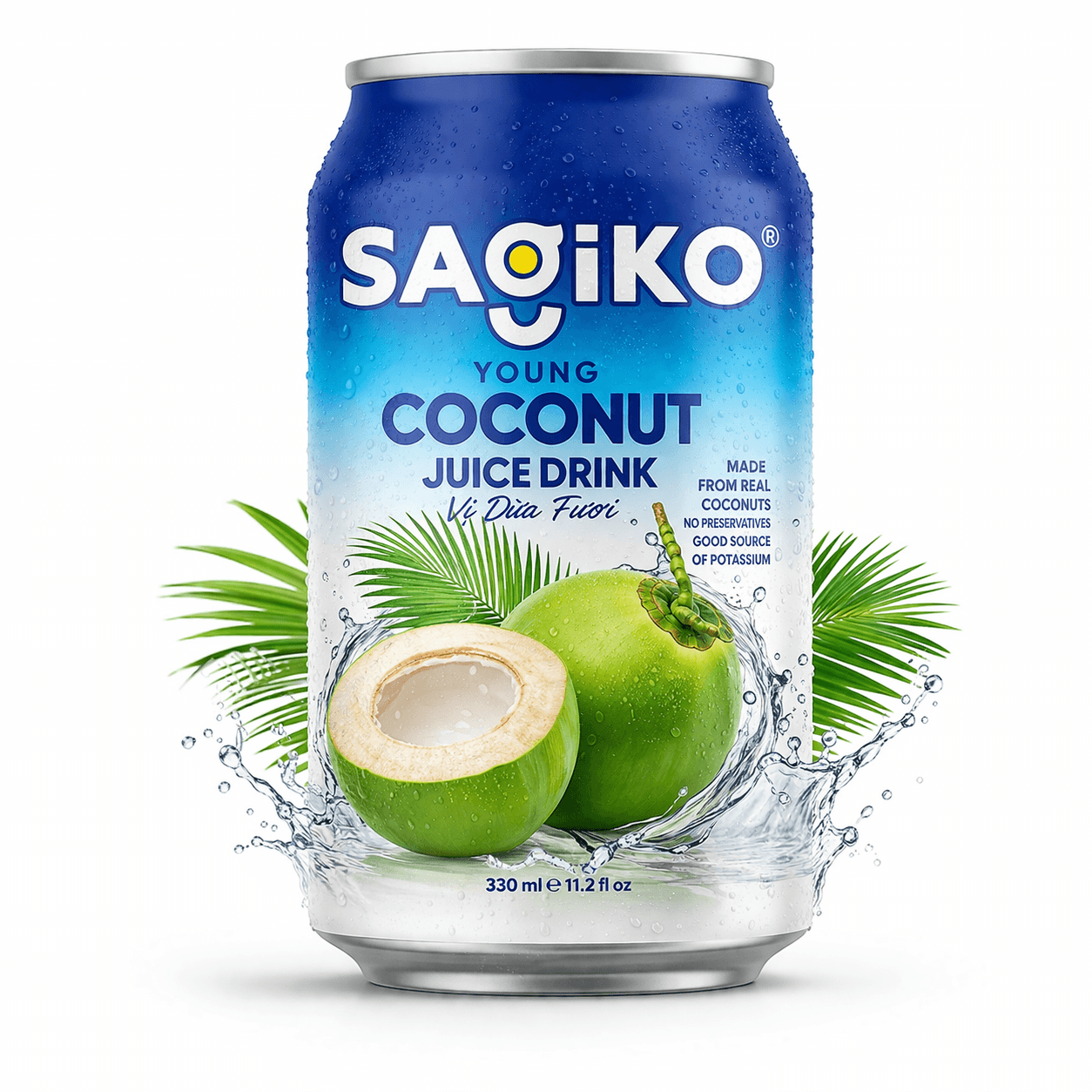 Sagiko Kókuszital Kókuszdarabokkal 320ml