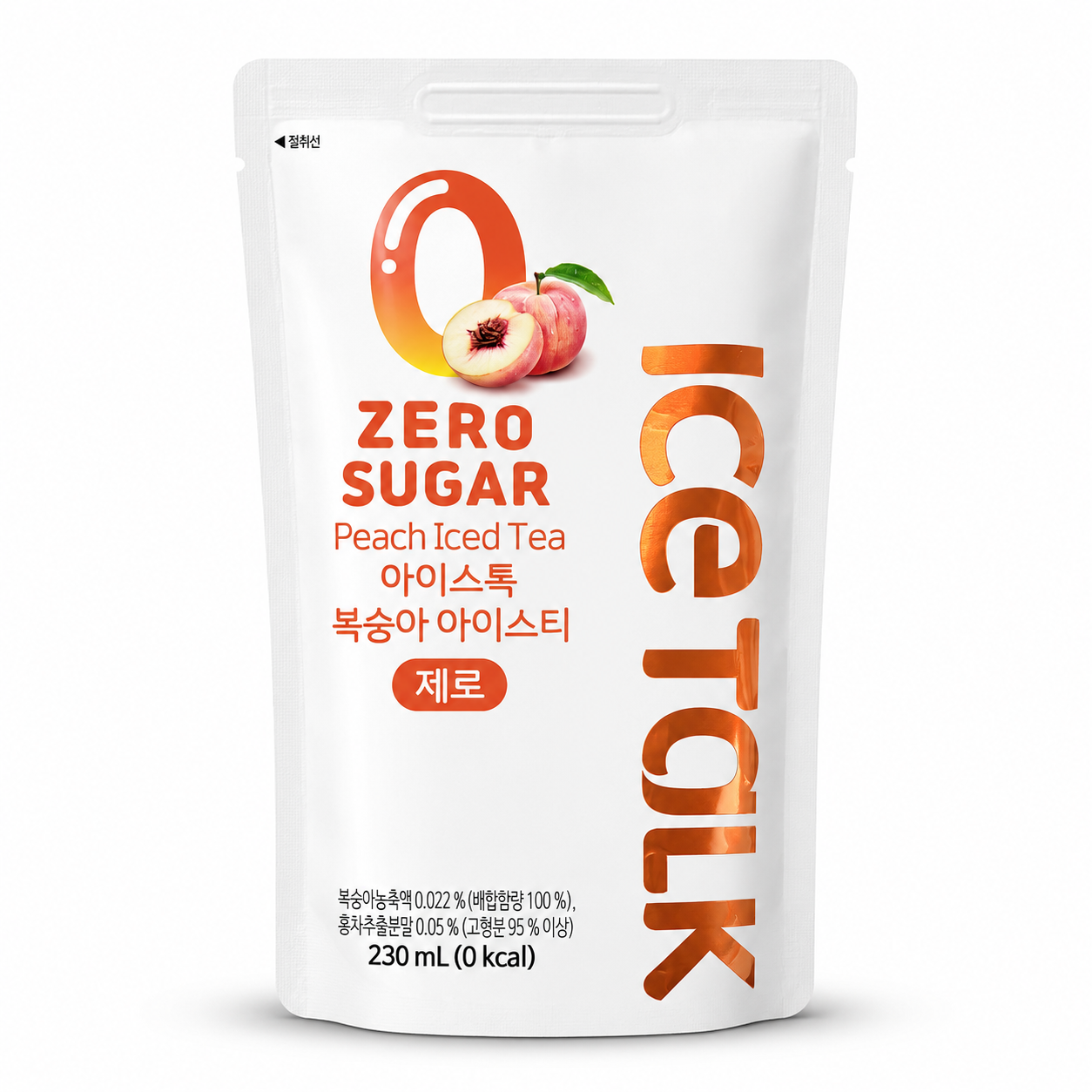 Ice Talk ZERO Őszibarack Ízű Ade 230ML