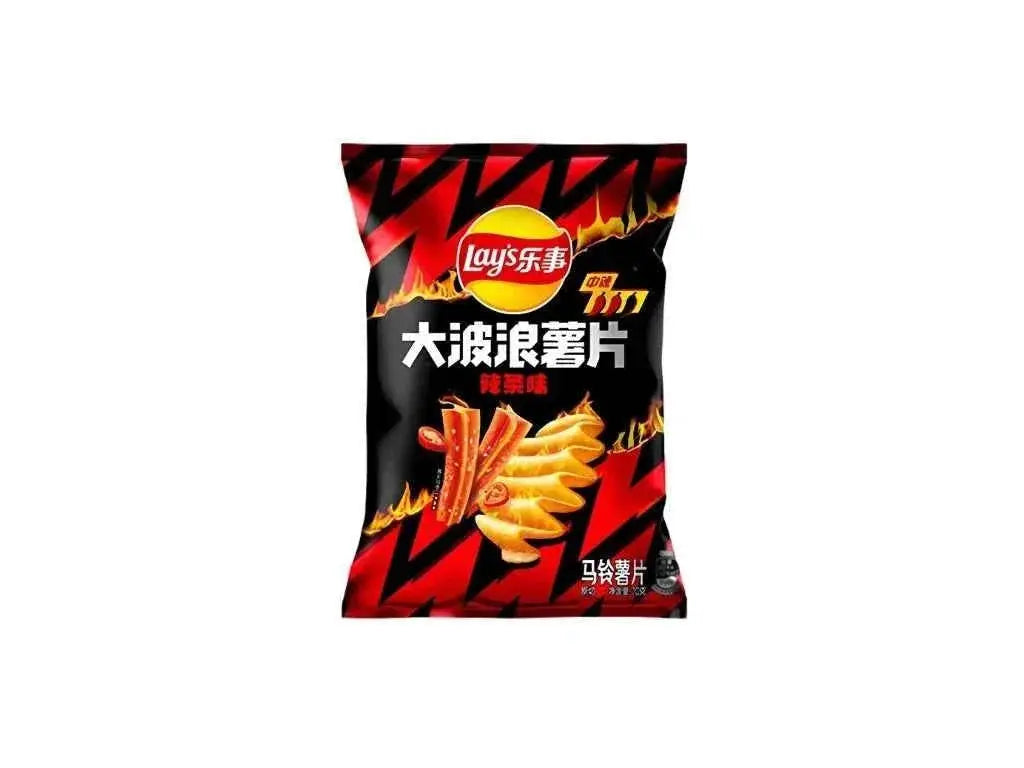 Lay’s Big Wave Spicy Strip Extra Csípős Chips, 70G -