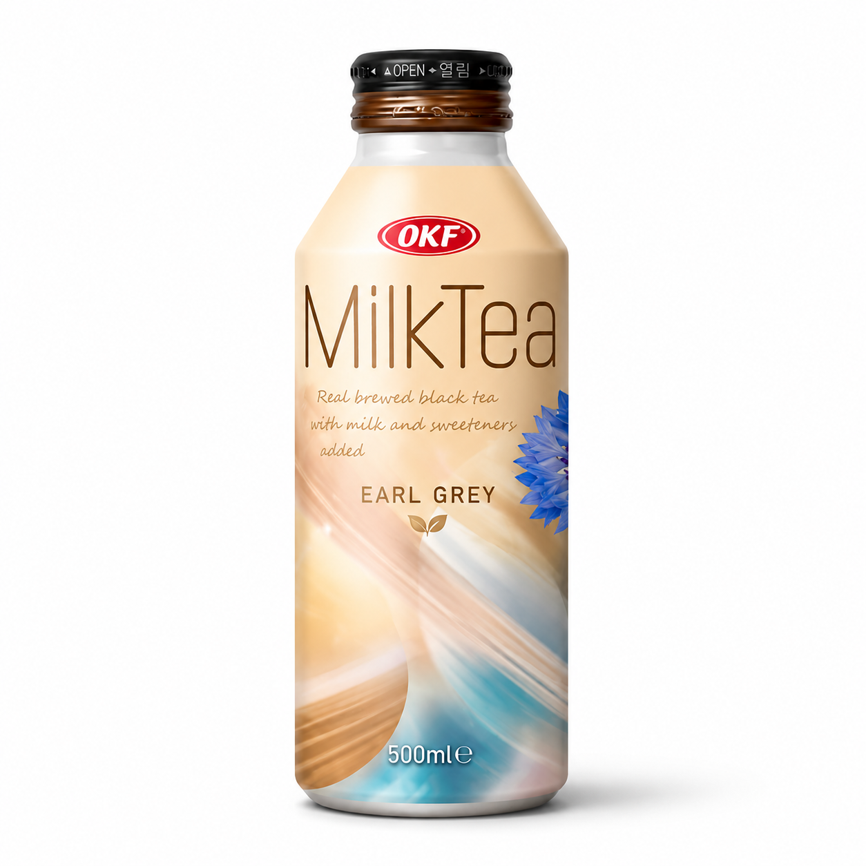 OKF Earl Grey Tejes Tea Ital 390ML