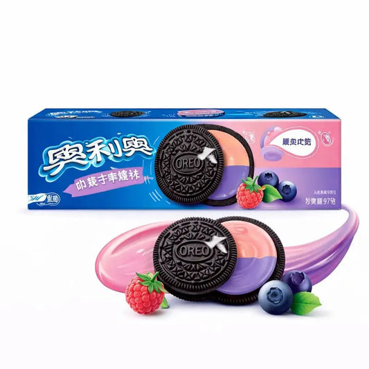 Oreo - Áfonyás & Málás Krémmel Töltött Keksz 97G