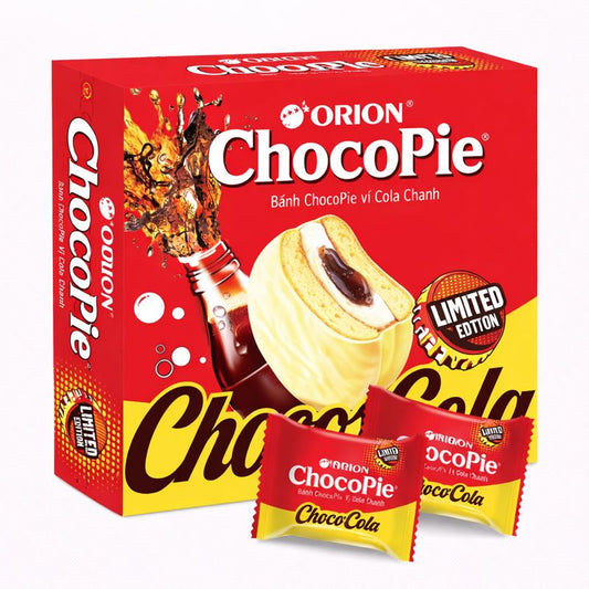 Orion Choco Pie Citromos Kóla Ízű Süti 360G