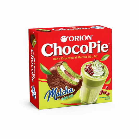 Orion Choco Pie Matcha & Vörösbab Ízű Süti 360G