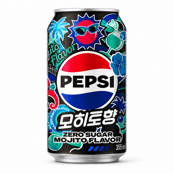 Pepsi Zero Sugar Mojito Ízű Szénsavas Üdítőital 355ML