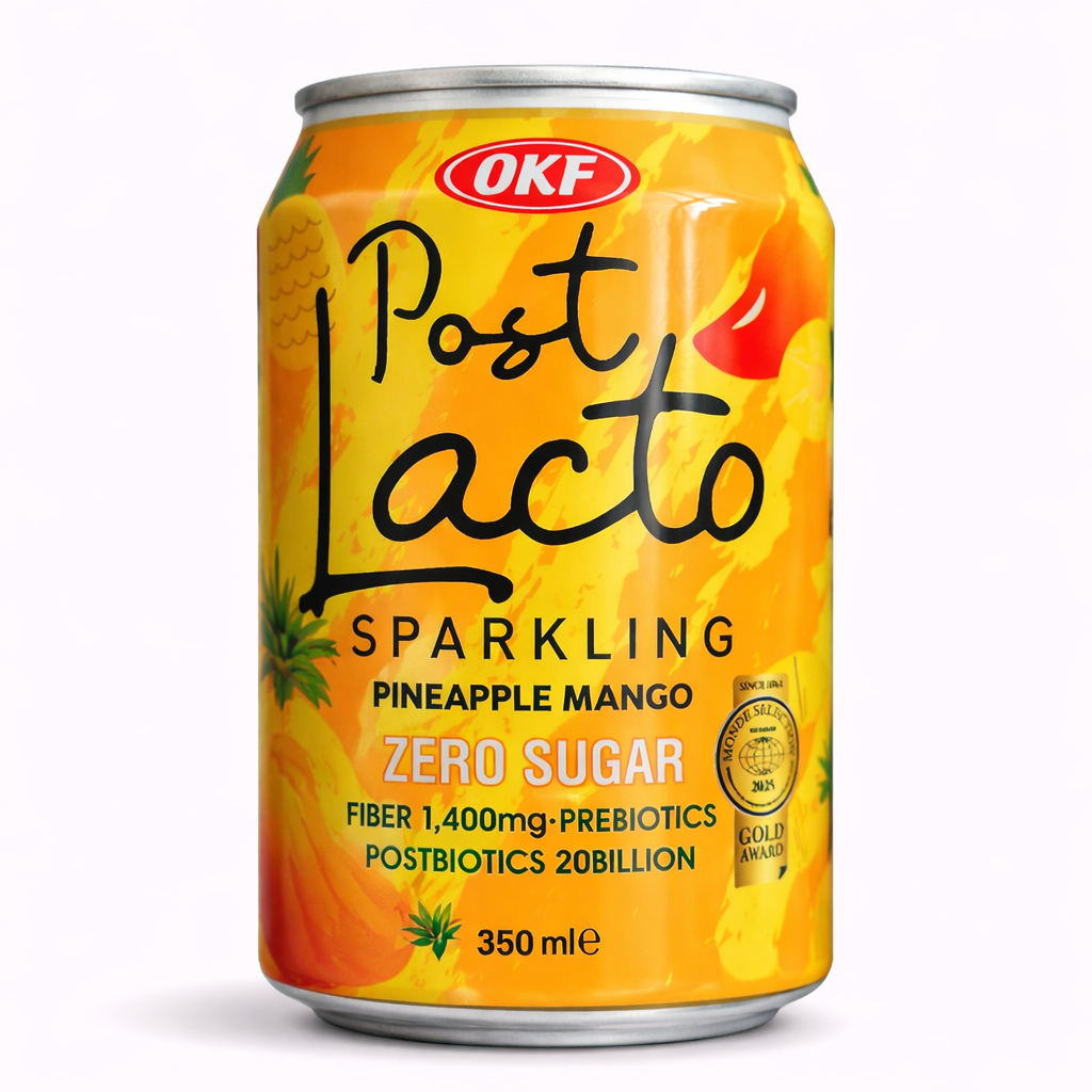 Post Lacto Ananász-Mangó Ízű Zero Szénsavas Üdítőital 350ML