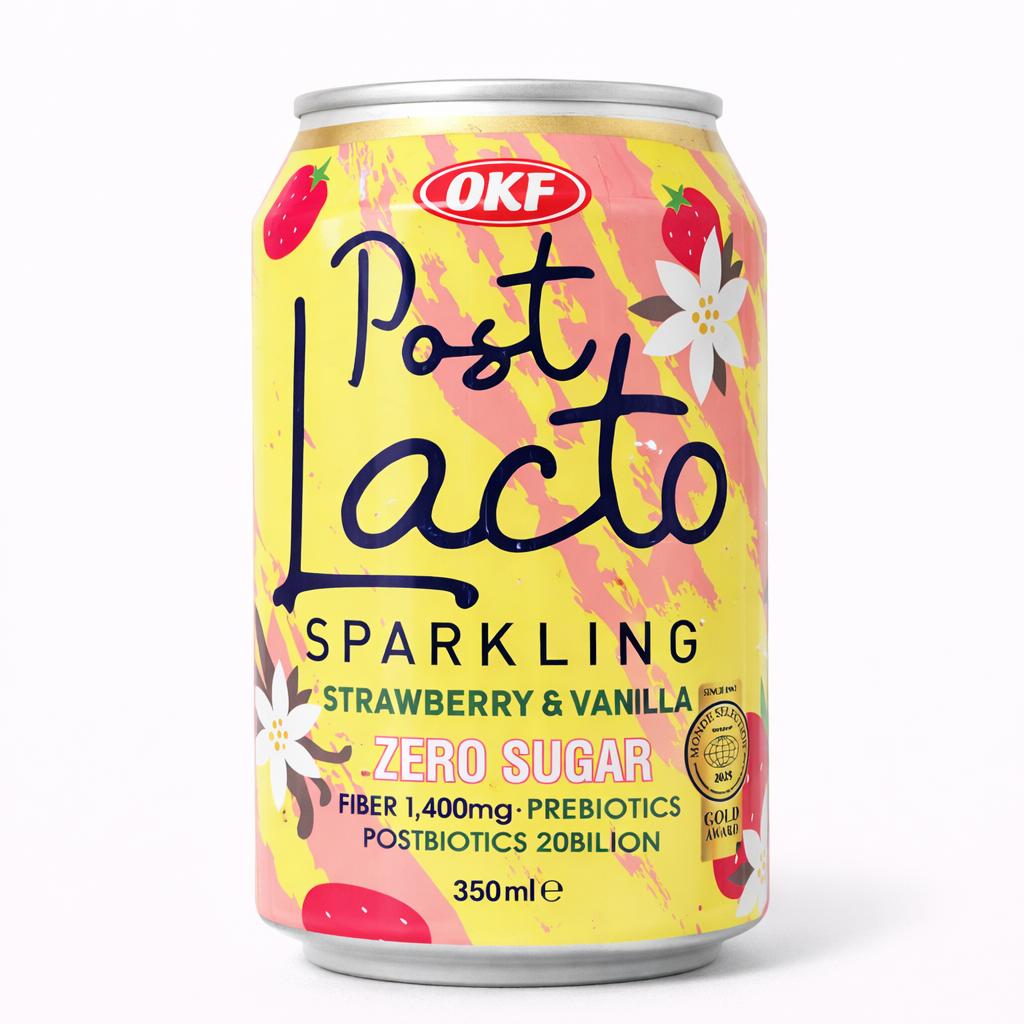Post Lacto Zero Eper és Vanília Ízű Szénsavas Üdítőital 350ML