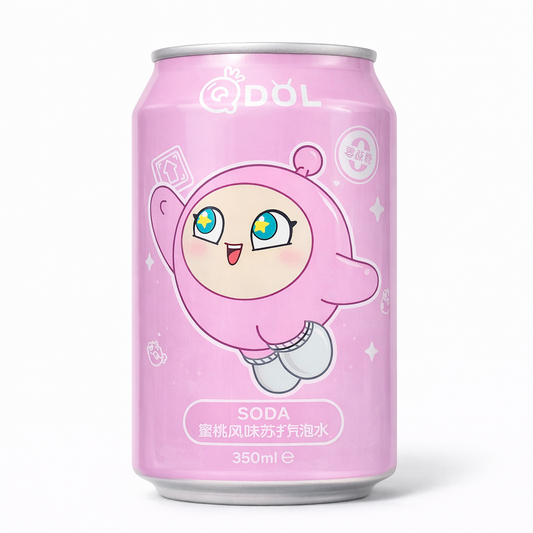 QDOL Őszibarack Ízű Szénsavas Üdítőital 330ML