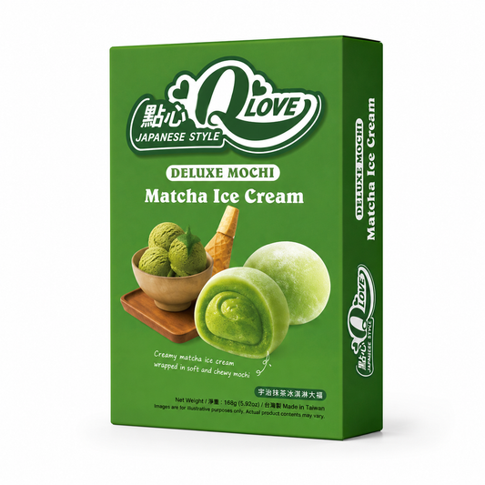 QLove Deluxe Mochi Matcha Fagylalt Ízben 168G