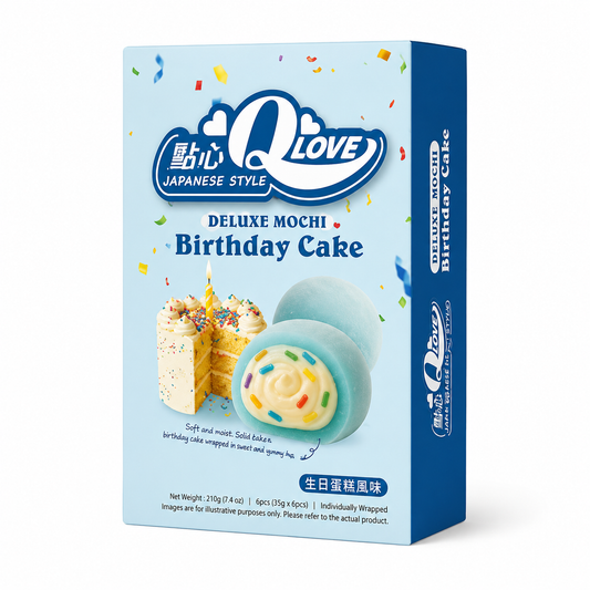 QLove Deluxe Mochi Születésnapi Torta Ízben 168G