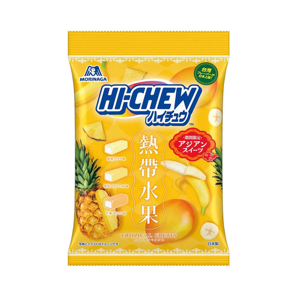 HI-CHEW Olvadós Rágó Cukorka Trópusi Gyümölcs ízesítéssel 68G (Morigana) -
