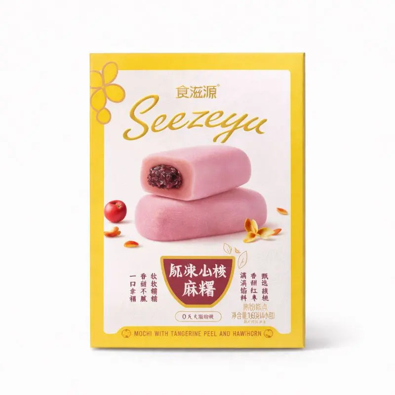 Seezeyu Prémium Mandarinhéj és Galagonya Ízű Mochi 160G
