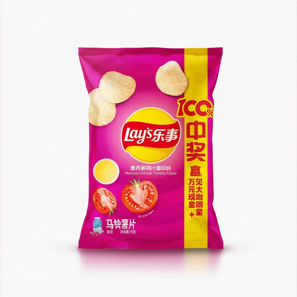 Lay’s Big Wave Mexikói - Csirkés Paradicsom Ízű Chips 70G