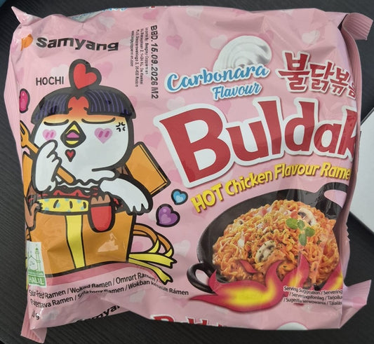 Samyang Buldak Carbonara Ízesítésű Tészta 130G  - SÉRÜLT