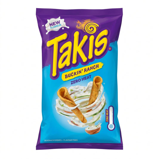 Takis Buckin' Zero Heat Ranch Ízű Kukoricasnack 100G