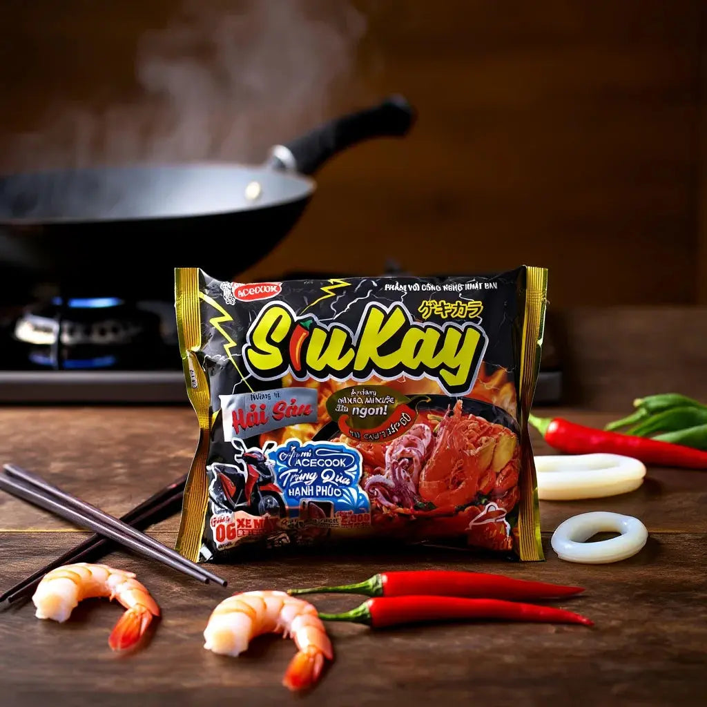 Siukay wok  Csípős Tengeriherkentyús Noodles 127G -