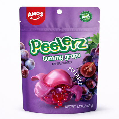 Peelerz Kékszőlő Ízű Hámozható Gumicukor 65G