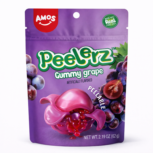 Peelerz Kékszőlő Ízű Hámozható Gumicukor 65G
