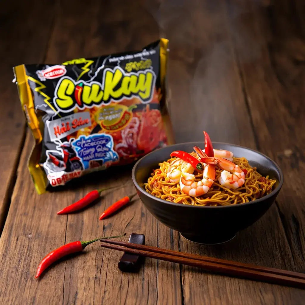 Siukay wok  Csípős Tengeriherkentyús Noodles 127G -