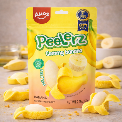 Peelerz Banán Ízű Hámozható Gumicukor 65G
