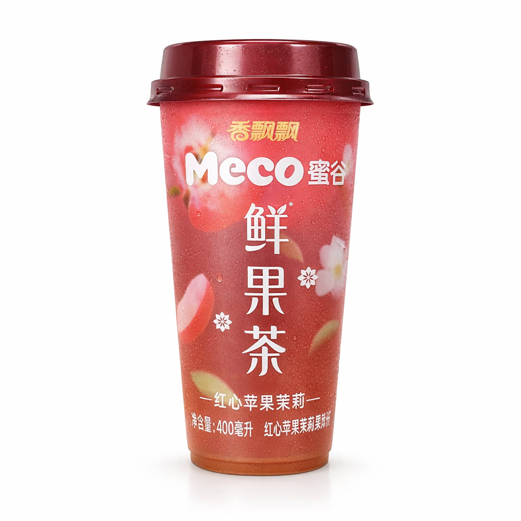 MECO Piros Húsú Almás-Jázminos Friss Gyümölcstea 400ML