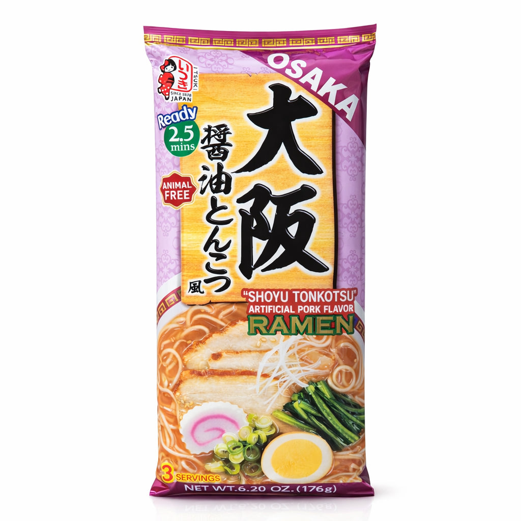 Itsuki Osaka Shoyu Tonkotsu Ramen 176G csomagolás