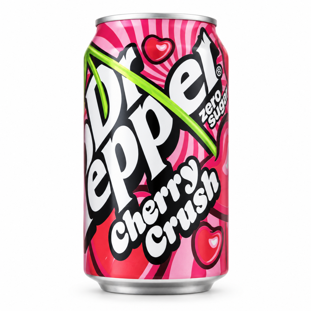 Dr. Pepper Cherry Crush Cukormentes Cseresznye Ízű Szénsavas Üdítőital, 330 ml – termékkép