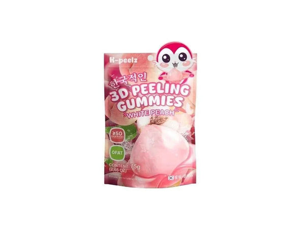 K-Peelz Barackos Hámozható Gumicukor 3D 75g -