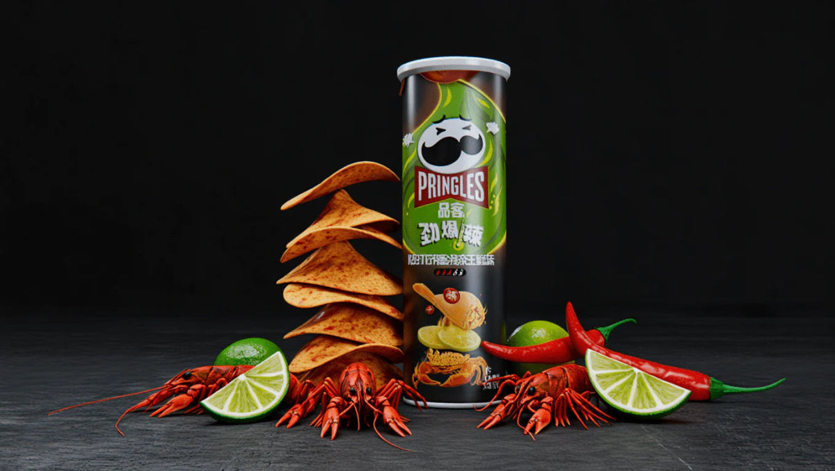 Pringles Chilis Citromos Rákos Chips (Limitált Kiadás) 110GPringles