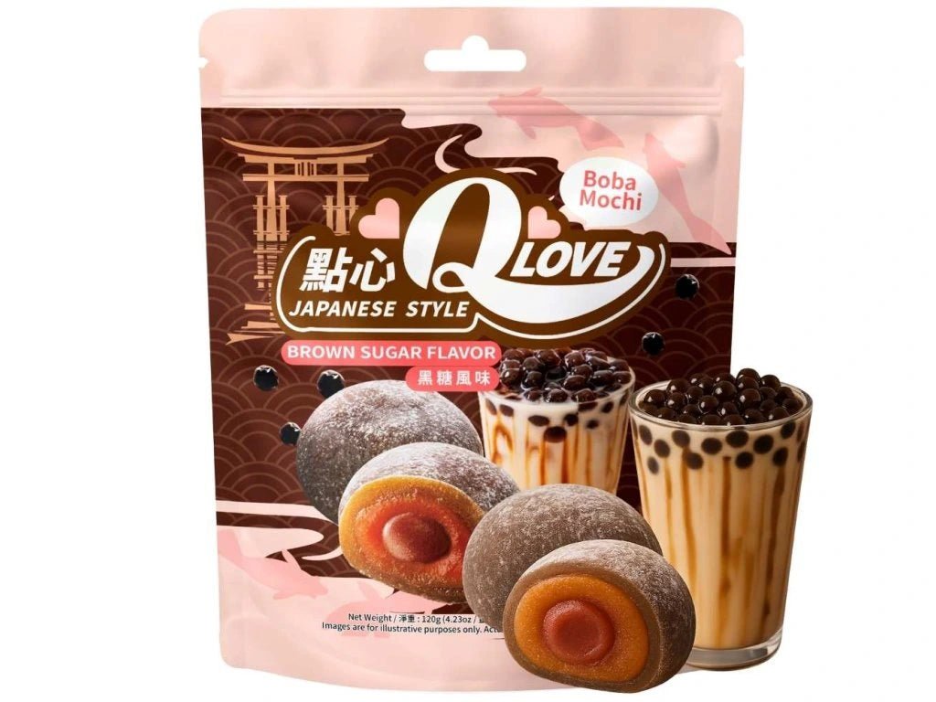 QLove Boba Barna Cukros Ízû Mochi 120GQLove