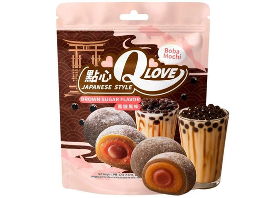 QLove Boba Barna Cukros Ízû Mochi 120GQLove