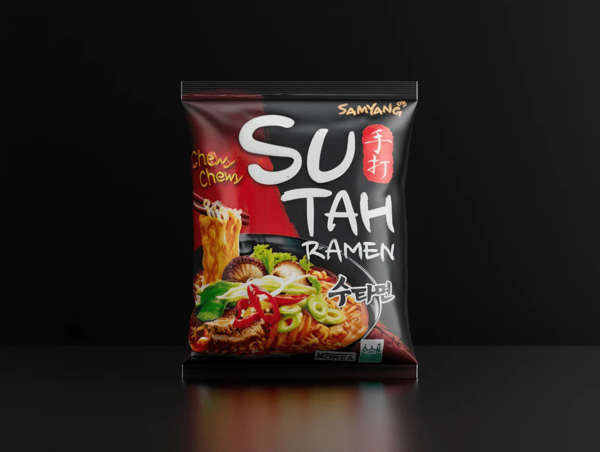 Sutah Ramen Marha ízesítésű leves 120G (SamYang) -
