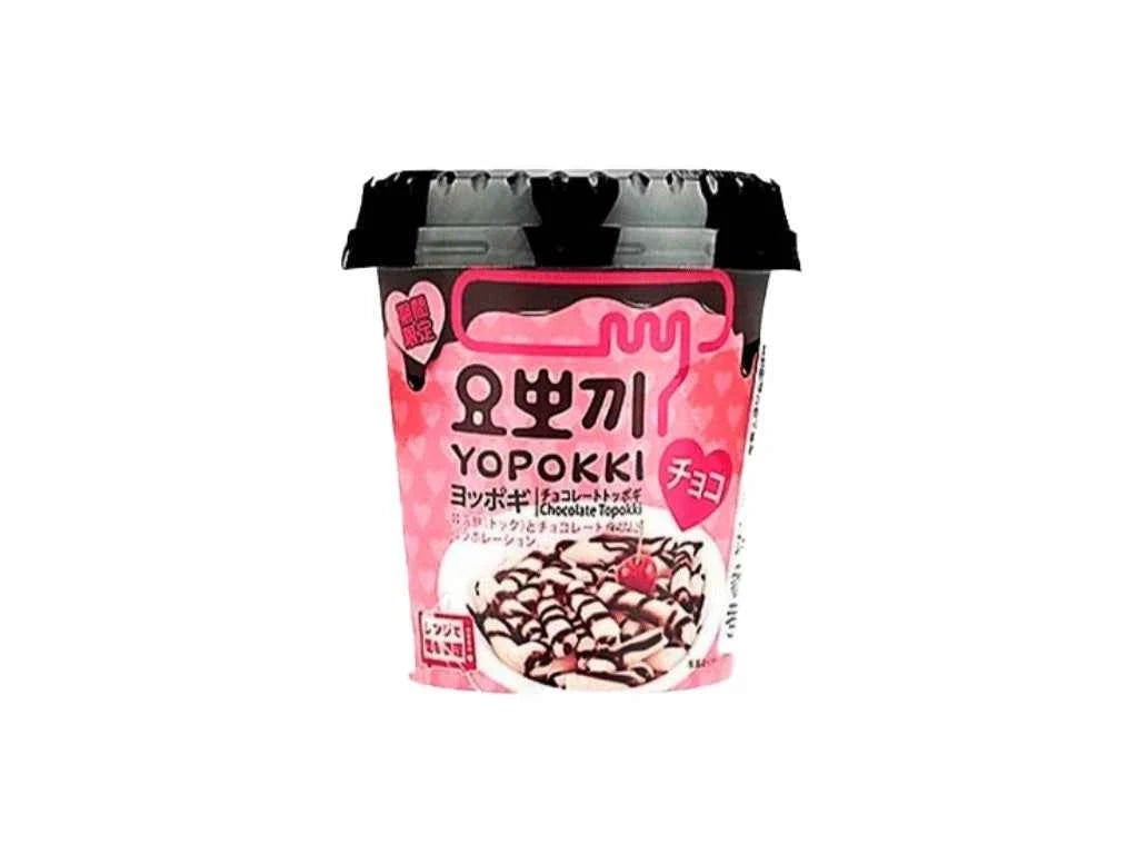 Yopokki Csokoládés Ízesítésű Topokki, Pohárban, 120G