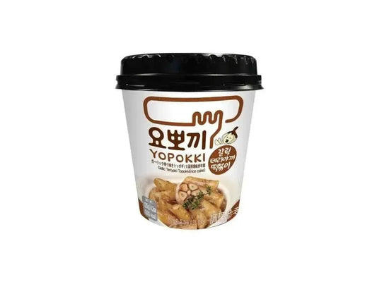 Yopokki Fokhagymás Teriyaki Ízesítésű Topokki, Pohárban, 120G -