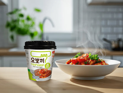 Yopokki Halal Paradicsomos Topokki, Pohárban 120G -