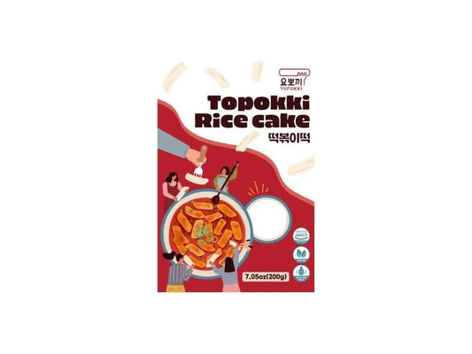 Yopokki Natúr Rizstészta Topokki, 200G